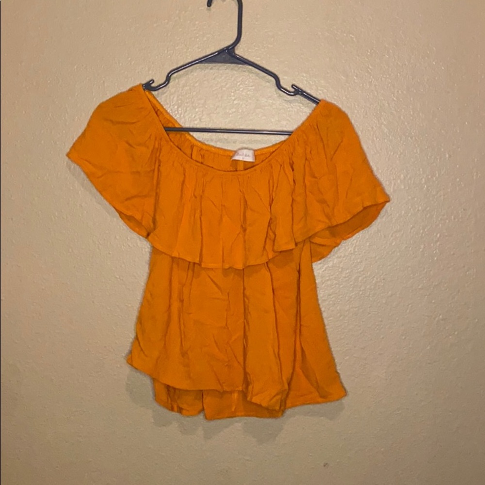 Altar’d state off the shoulder shirt